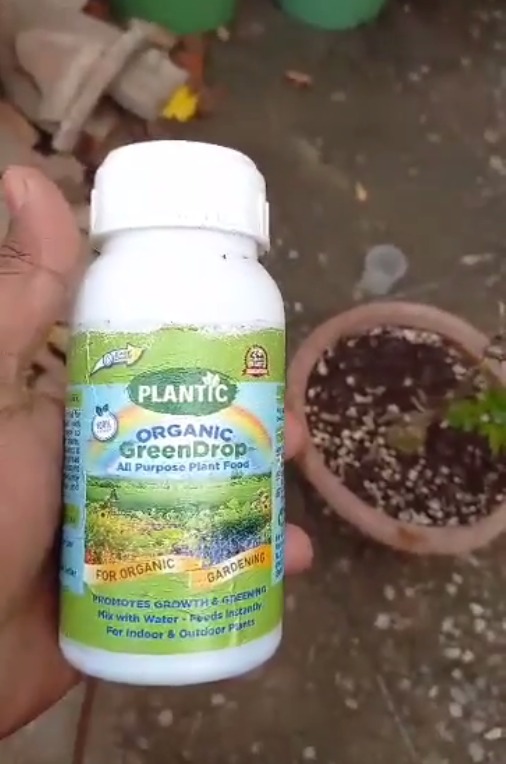 Plantic Fertilizer For Plants Growth - Organic GreenDrop Plant Food ...